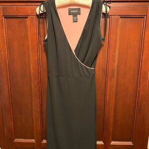 Express women’s black and pink sleeveless dress